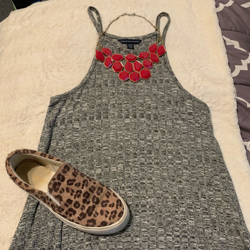 American Eagle grey tank dress